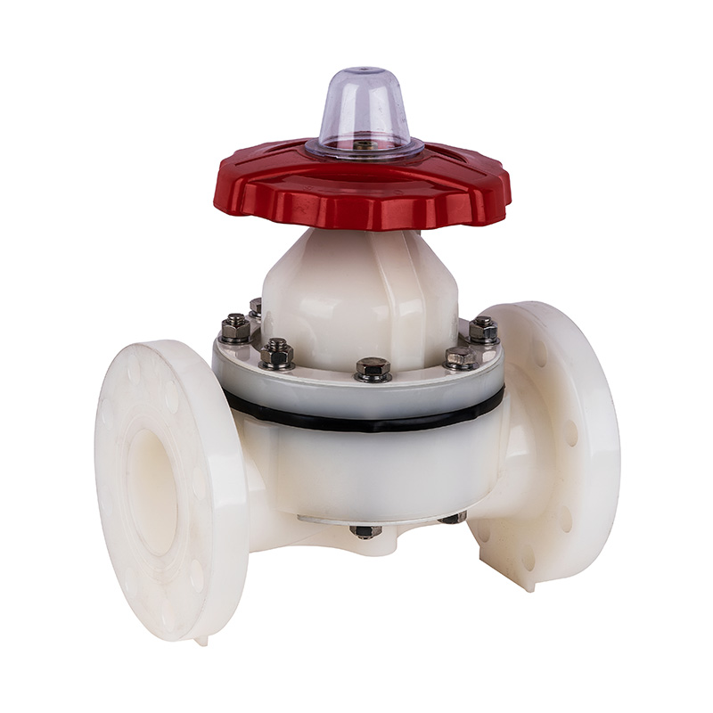 Type de bride de PVDF G41F-10F vanne à diaphragme DN15-300 norme GB