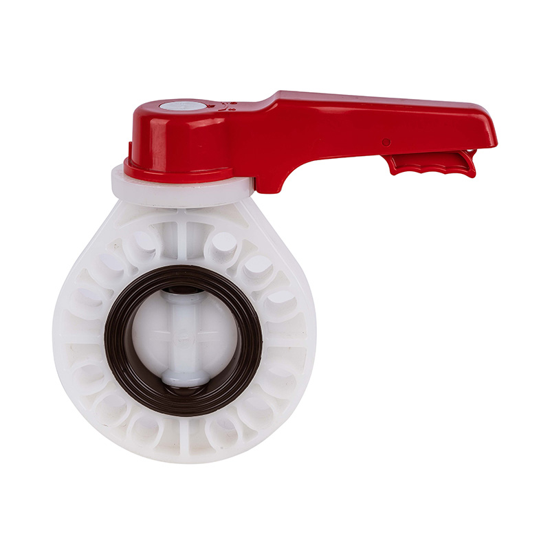 Type de volant de main de PVDF D71X-10F norme de la vanne papillon DN15-200 15A-200A JIS