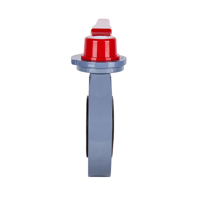 Norme JIS de la vanne papillon DN15-200 15A-200A de poignée de PVC-C D71X-10V