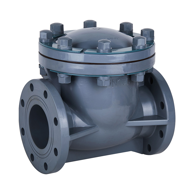 Clapet anti-retour à balançoire en PVC-C H44F-10V DN15-300 1/2'-12' norme ANSI