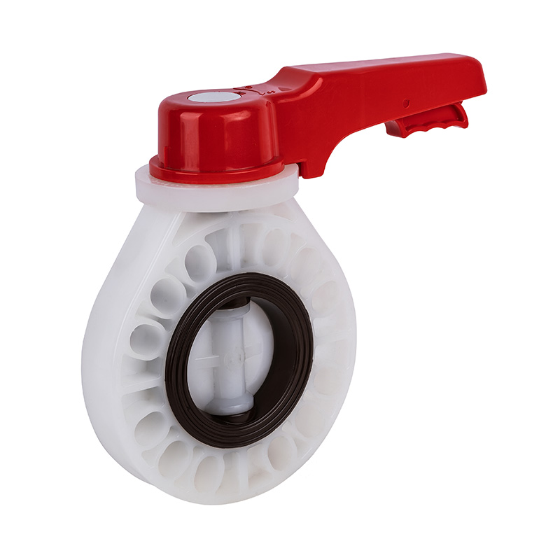 Type de volant de main de PVDF D71X-10F norme de la vanne papillon DN15-200 15A-200A JIS