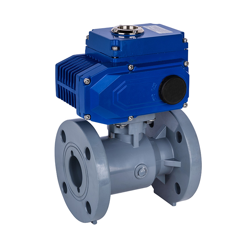 Norme électrique du robinet à tournant sphérique de bride de PVC-C D941F-10V DN20-300 20A-300A JIS