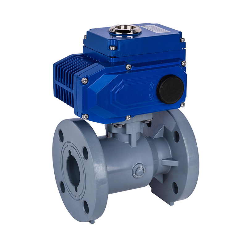 Norme électrique du robinet à tournant sphérique de bride de PVC-C D941F-10V DN15-300 GB