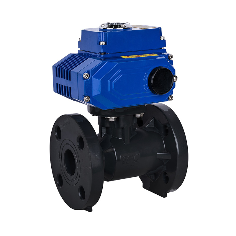 Norme électrique du robinet à tournant sphérique de bride de FRPP D941F-10S DN20-300 20A-300A JIS