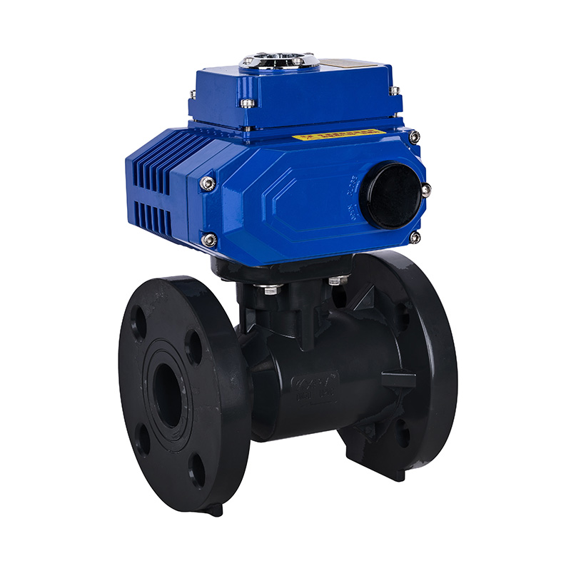 Robinet à tournant sphérique à bride électrique FRPP D941F-10S DN15-300 1/2'-12' norme ANSI