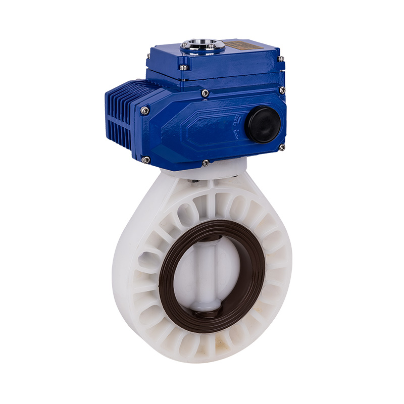 Norme électrique de la vanne papillon DN40-1000 40A-1000A JIS de PVDF D971X-10F