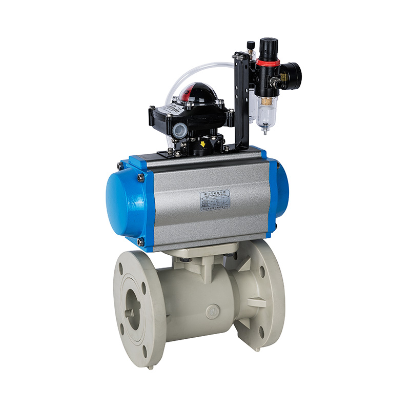 Norme pneumatique du robinet à tournant sphérique de bride de PPH Q641F-10S DN20-300 20A-300A JIS